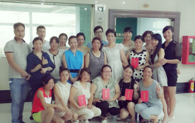 2014年7月25日學員畢業合影